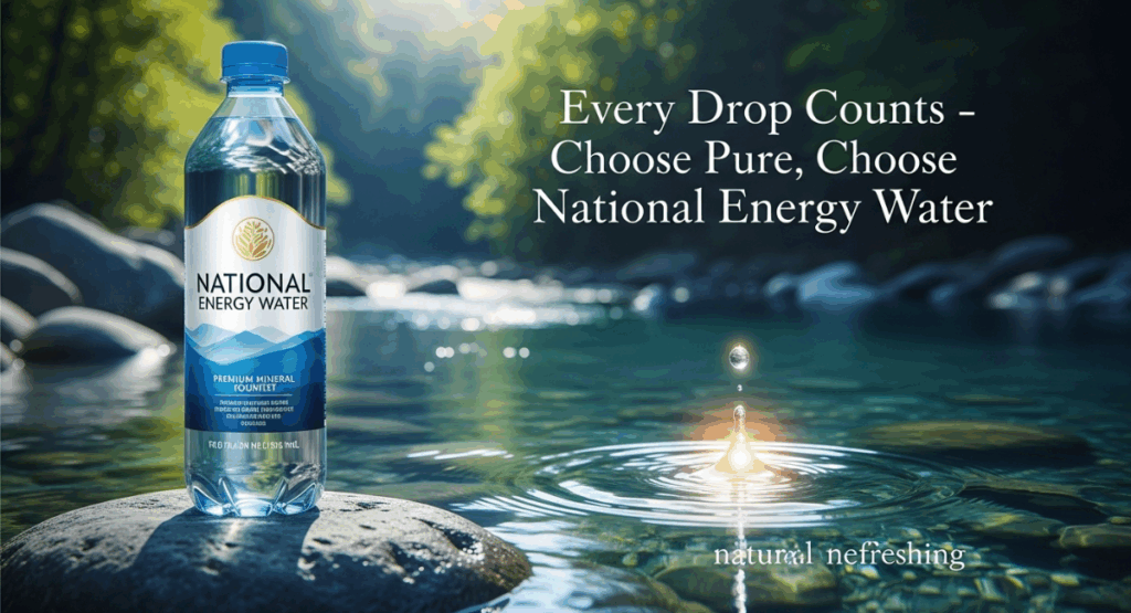 Every Drop Counts – Choose Pure, Choose National Energy Water