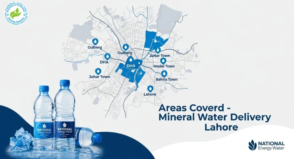 Areas Covered by Our Mineral Water Delivery Lahore Service