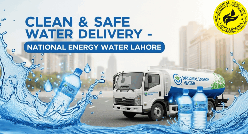 Clean and Safe Water Delivery by National Energy Water Lahore