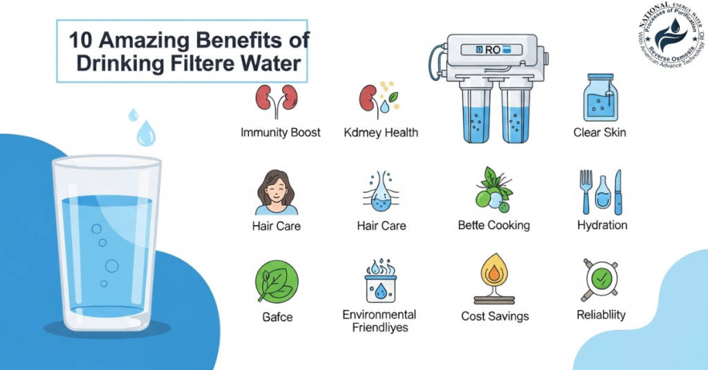 10 Amazing Benefits of Drinking Filtered Water