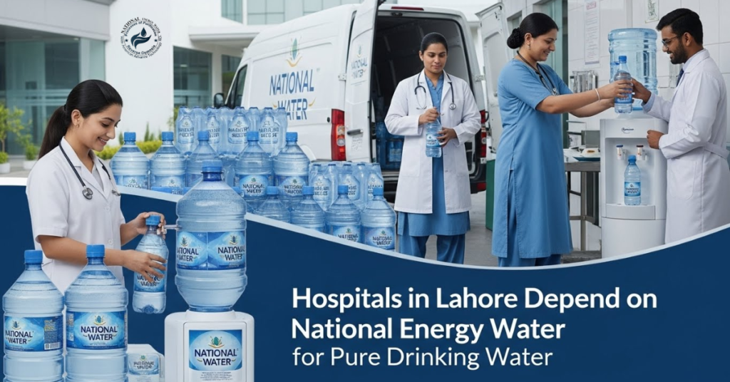 Hospitals in Lahore Depend on National Energy Water for Pure Drinking Water